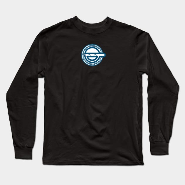 The Laughing Man Logo Long Sleeve T-Shirt by th3vasic